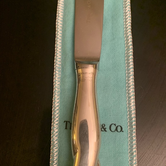 NWOT Tiffany & Co Elsa Peretti Padova 1984 sterling silver handle cheese knife - Picture 9 of 10